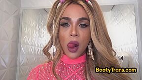 Cockriding Transsexual Anallyfucked By Big Black Cock