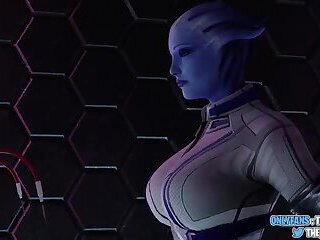 Liara Receives A Visit From Multiple Strangers While Working The Gloryhole