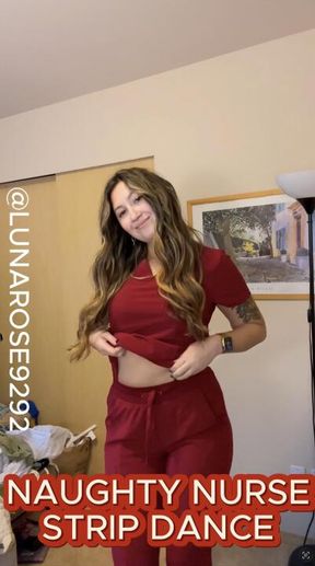 NAUGHTY NURSE STRIP DANCE 🧤🩺❤️