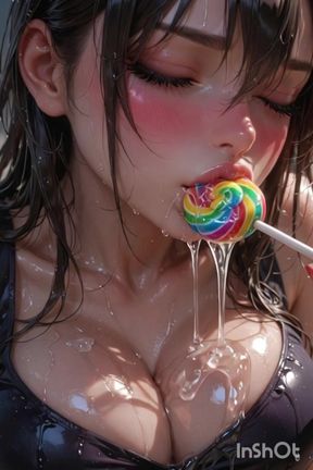 Lollipop licking compilation, 3d anime