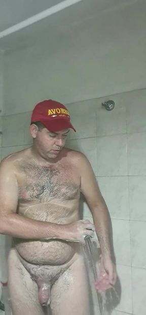naked boy in the shower