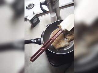 Morning bang off in kitchen presmoke smoksesh