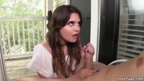 ”Hot Teen Jerks Off BF”