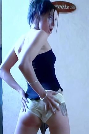 Barbara-nux: Great Brunette Barbara Nux Doing a Hot Striptease