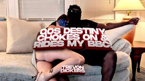 qos cougar destiny star gags and rides bbc!