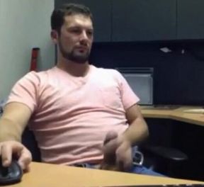 Big-Cocked Amateur Jerks Off