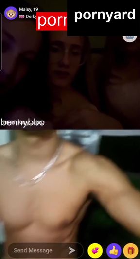 Homemade webcam teen gets a surprise reaction