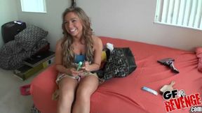 Blonde Charmer Ignites Sultry Passion in an Intense Encounter