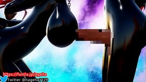 魔乳ホノルルの縦パイズリ①