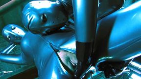 Two Latex Fetish Ladies Enjoy Her Game As Lesbian Rubber Aliens - Part 5 of 6 (Full HD)