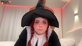 Ass Fucking & Snatch Fuck With Depraved Witch Real Girl Orgasm, Cum On Face & Butt Creampie