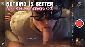 Anezka sucks and drinks cum