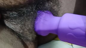 Husband Teach her unsatisfied Wife the use of Vibrator