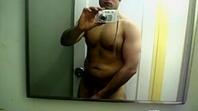 Tubby Yet Muscular Dude Showing His Hot Body