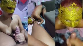 bdsm: me colocou no meu lugar; lambi os pes do meu senhor, ganhei chuva de vela e uma esporrada na boca no final.