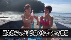 Kamakura's Umi Nampa Adventure: Busty Villainess Gets & Raw Sperm Bukkake With