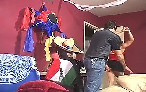 Stephanie Tripp fucking with her tits to drink the cum from the cock