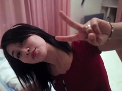 Indonesian Amateur Babe Blowjob and Fingering
