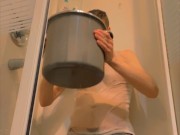 Gay slave likes Golden Shower