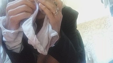 I know you like sniffing your dirty panties!