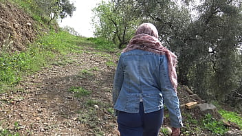 old stepmother lets horny stepson ejaculate on her in public park