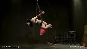 ”Bound babe tormented with electricity”