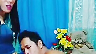 Wild Shemale Rides Her Man