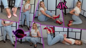 Lil Missy UK in Showing Off My High Heels And Cuffs 4K
