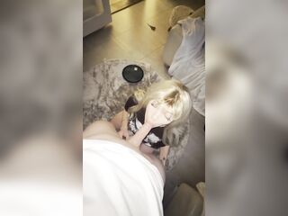 Tattooed Golden-haired Chick's Constricted Pussy Gets Slammed Deep
