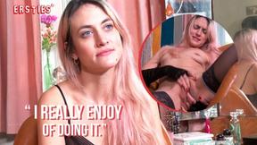 ”Ersties - Hot Blonde Rachel Gets Kinky With Nipple Clamps”