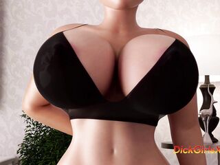 Big Busty Mother I'd Like To Bang Screws Blonde Dickgirl - Roleplay - 3D Animation