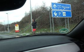 Carparkbitch Alina Cum Deep in Her Pussy