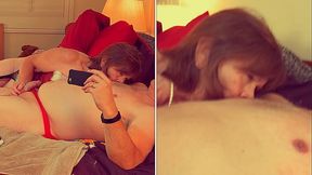Granny Carmen: Fuck Machine Pegging, Cock Sucking, Cum In Mouth North Pole Slut