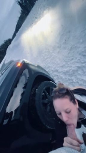 Winter Trip! 4 Blowjobs, Public and Lots of Fun… and CUM!
