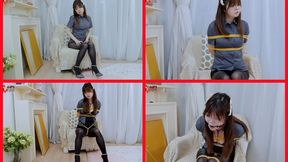 4K032 Tie up the sister who is cleaning