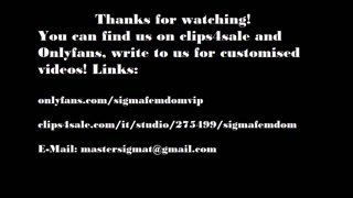 Sigma Femdom - Submissive and Humiliated at the Feet of the MILF