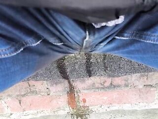 I pee in public place