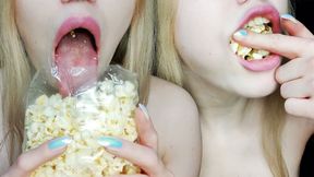 ASMR food fetish POPCORN 720p