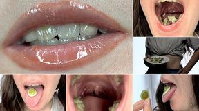 Natural Lips Eating Avocado Gummies | Tongue & Uvula Macro