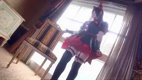 Sexy Geek JAV Babe Sluts It Up in Hot Cosplay Scenes