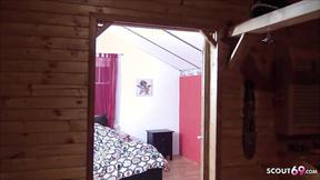 ”German Teen With Pigtails Real Amateur 3 Some Homemade Sex With 2 Guys”