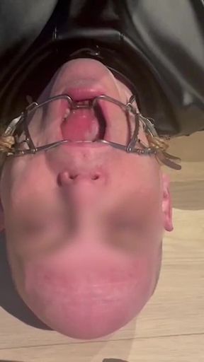 Lots of Spit with Bondage and Some Needle CBT