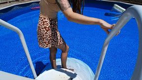 Pantyhose Pool Play