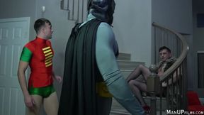 Batman fucking Robin bareback