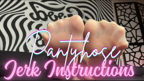 Pantyhose Jerk Instructions [SHEER NUDE]