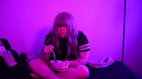 Eating Cereal