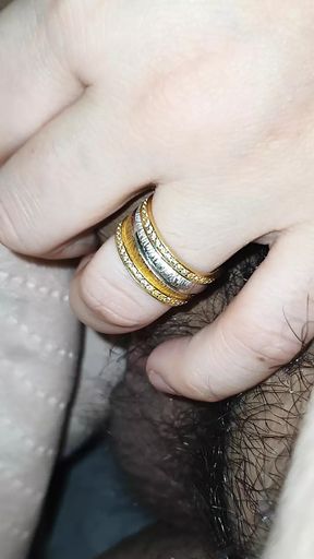 Step mom cheating husband by handjob step son dick