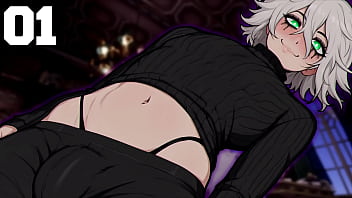 Haunted By Femboy #01 - Meeting With Cute Goth Femboy With A Big Bulge