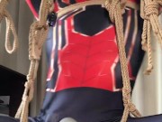 Master Sim - Spiderman Suspension Bondage Edging JYau
