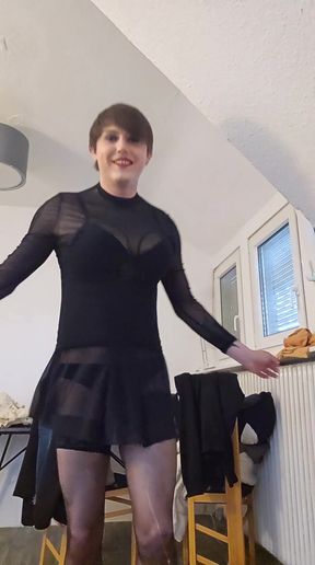 Embracing my new silicone breasts 😍